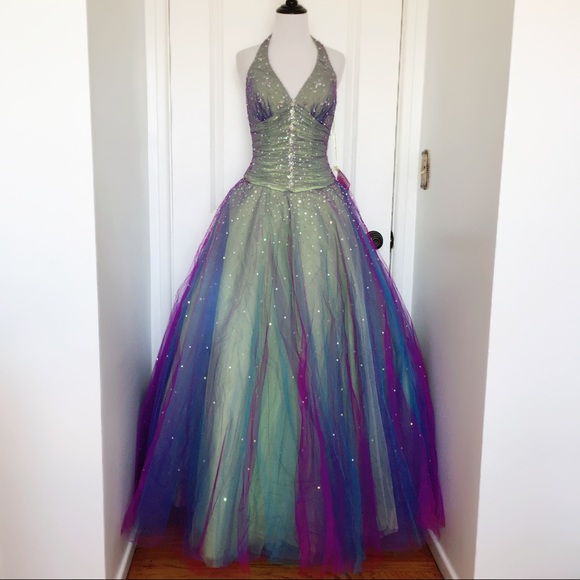 Mori Lee Dresses & Skirts - SOLD. Gorgeous Tulle Halter Dress